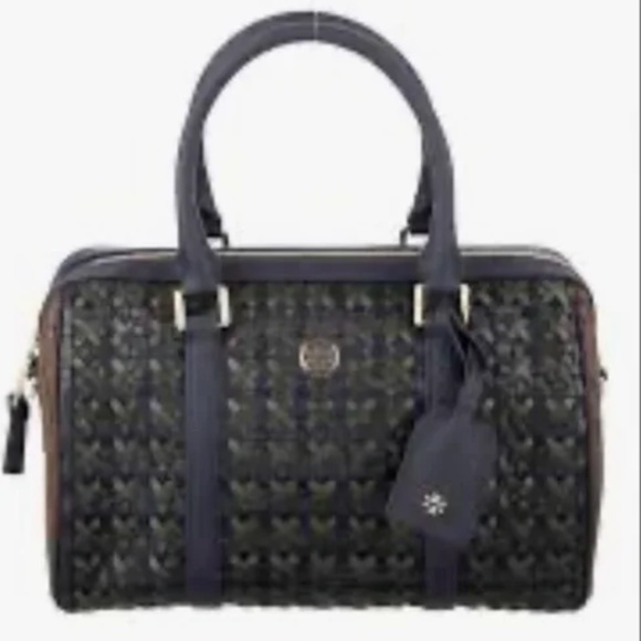 Tory Burch Handbags - Tory Burch leather woven Boston bag